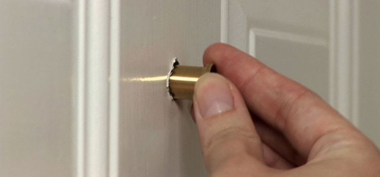 peephole door repair in Orange